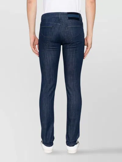Jacob Cohen Slim Fit 5 Pocket Bard Denim In Blue