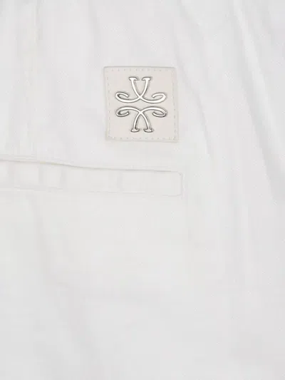 Jacob Cohen Low Fit Carrot Daniel Denim Trousers In White