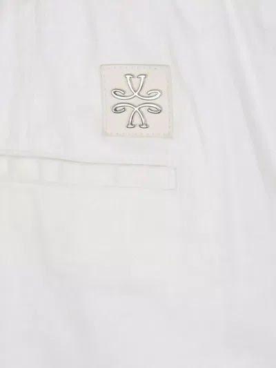 Jacob Cohen Low Fit Carrot Daniel Denim Trousers In White