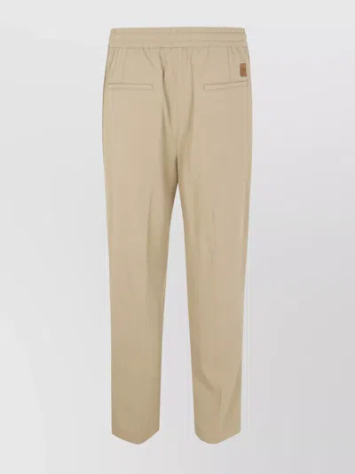 Jacob Cohen Low Fit Carrot Daniel Batavia Raw Trousers In Green