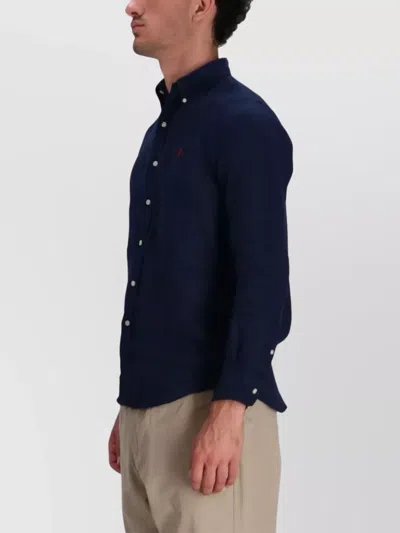 Polo Ralph Lauren Custom Fit Shirt In Blue