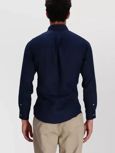 Polo Ralph Lauren Custom Fit Shirt In Blue