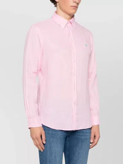 Polo Ralph Lauren Oxford Sport Shirt In Pink