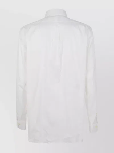 Polo Ralph Lauren Long Sleeve Shirt Button Down Collar In White