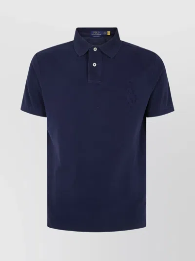 Polo Ralph Lauren Classic Fit Cotton Polo T-shirt In Blue