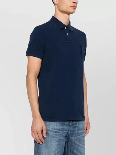 Polo Ralph Lauren Classic Fit Cotton Polo T-shirt In Blue
