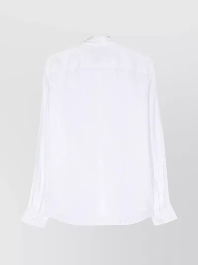 Michael Kors Linen Shirt Long Sleeves In White