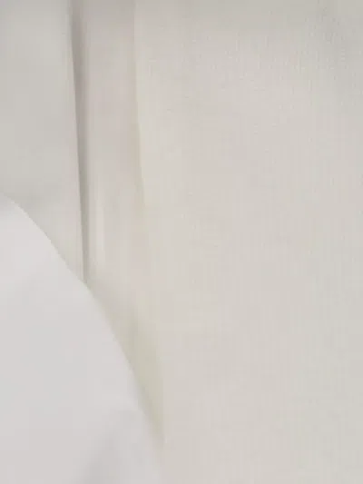 Sacai Cap Sleeve Mesh Knit Pullover In White