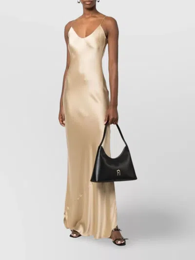 Furla Diamante Small Shoulder Bag In Black