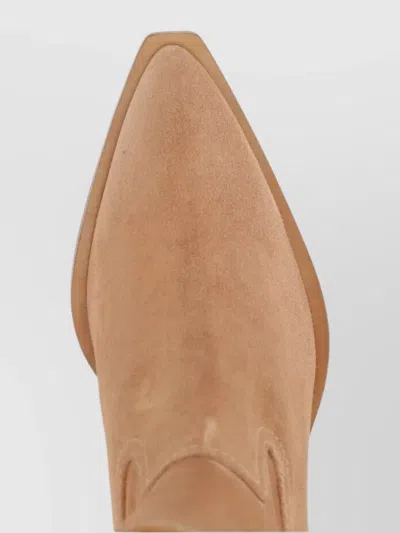 Stuart Weitzman Tate Bootie In Brown