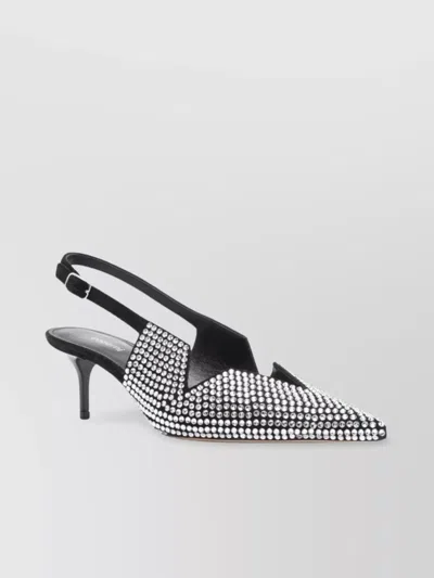 Coperni Star Cut Out Kitten Heel Pumps In Black