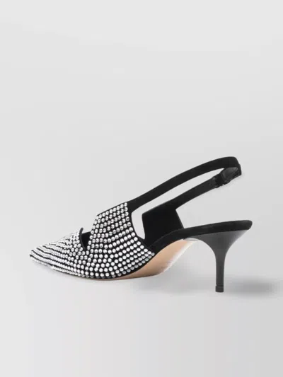 Coperni Star Cut Out Kitten Heel Pumps In Black