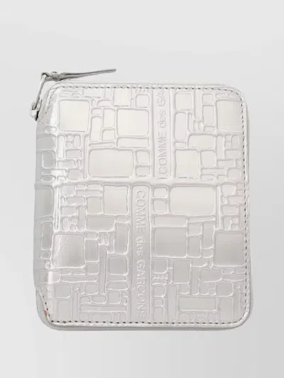 Comme Des Garçons "embossed Logotype" Design Wallet