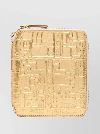 Comme Des Garçons Embossed Logotype Design Wallet