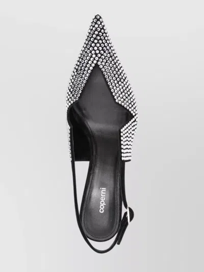 Coperni Star Cut Out Kitten Heel Pumps In Black