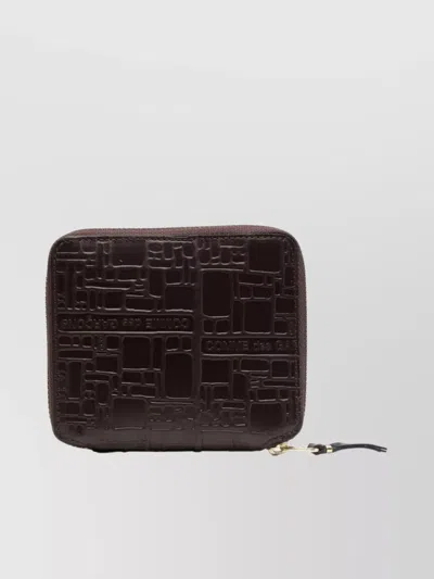 Comme Des Garçons Embossed Logotype Design Wallet