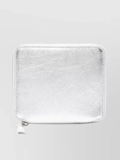 Comme Des Garçons Wallet Metallic Zip Around Wallet