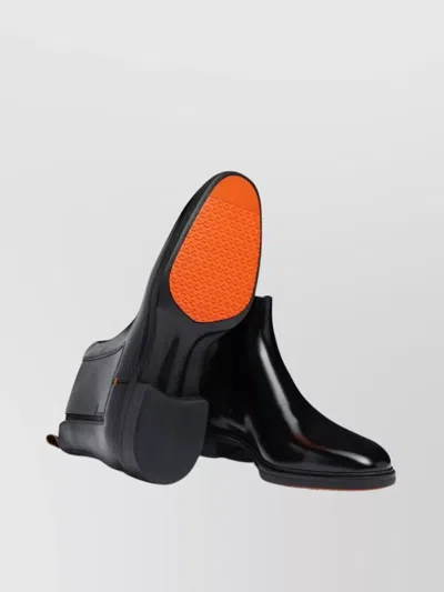 Santoni Chelsea Boots 13414 In Black