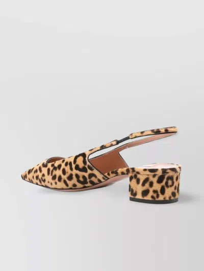 Aquazzura Décolleté New Purist Sling 50 In Brown