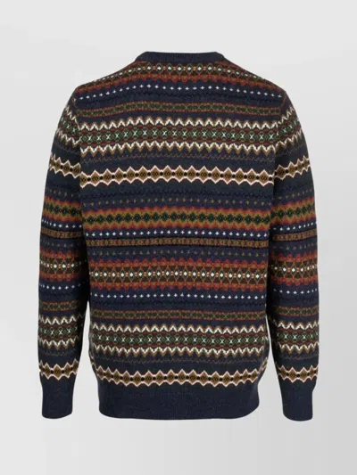 Barbour Isle Crew Jumper In Multi
