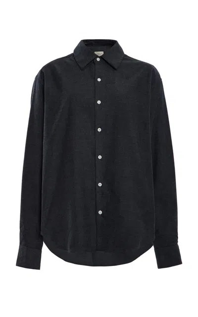 Comme Si Cotton Shirt In Blue