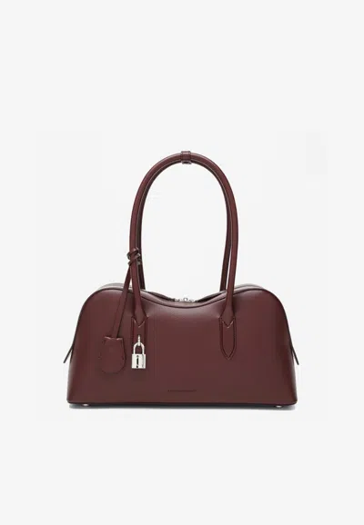 Stella Mccartney Stella Ryder Shoulder Bag In Burgundy