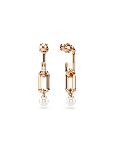 Swarovski Constella Drop Earrings In Gold