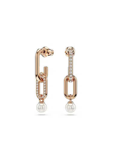 Swarovski Constella Drop Earrings In Gold