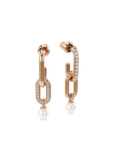 Swarovski Constella Drop Earrings In Gold