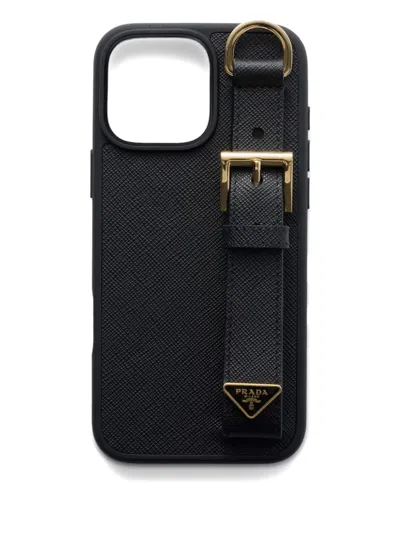 Prada Iphone 16 Pro Max-hülle In Black