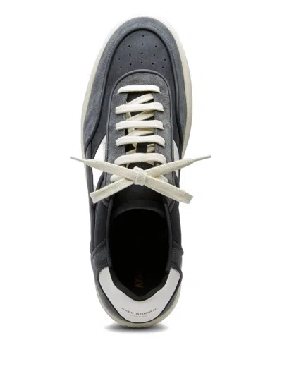 Axel Arigato Low Top Sneakers With Round Toe Design In Gray