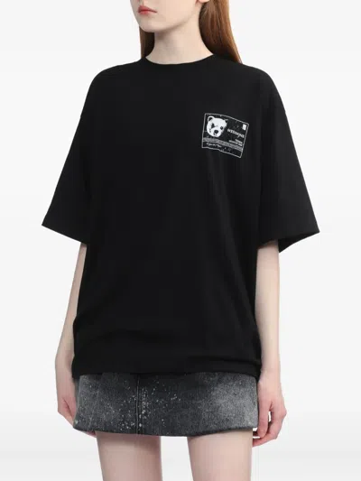 We11 Done Dna T-shirt In Black