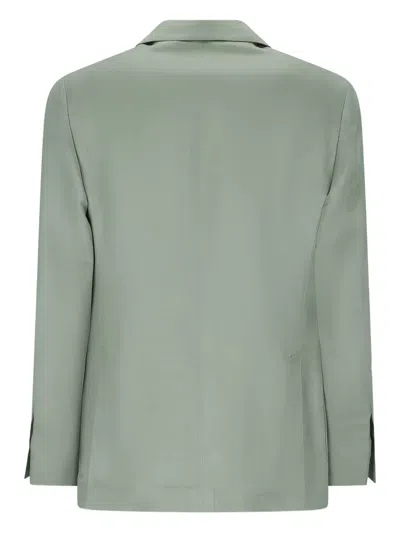 Lardini Patch-pocket Jacket In Green