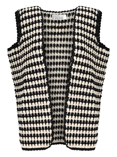 Giuseppe Di Morabito Crochet Open-front Gilet In Multi