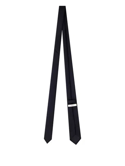 Lardini Pointed-tip Tie In Black