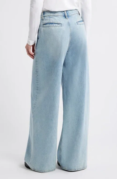 Frame The Drape High Rise Extra Wide Leg Jeans In Sweetheart