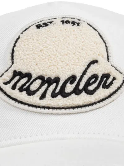Moncler Logo Patch Baseball Hat In Gold