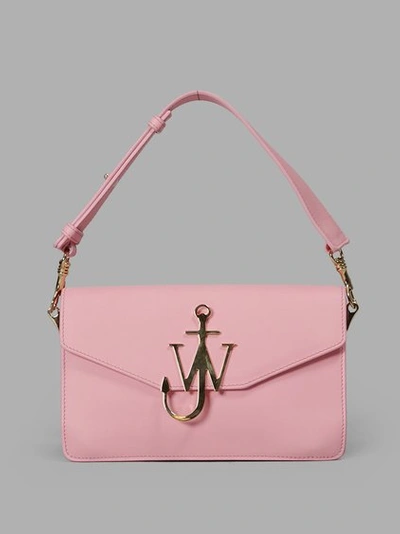 Shop Jw Anderson Pink Logo Shoulder Bag