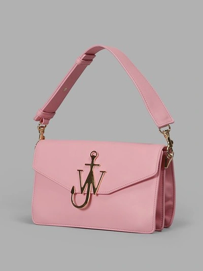 Shop Jw Anderson Pink Logo Shoulder Bag