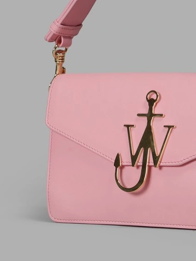 Shop Jw Anderson Pink Logo Shoulder Bag