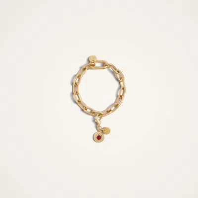 La Doublej Mineral Charm In Gold
