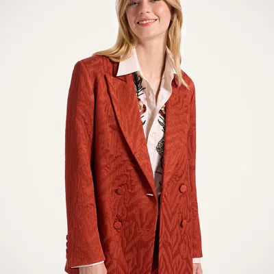 La Doublej Textured Double-breasted Jacket