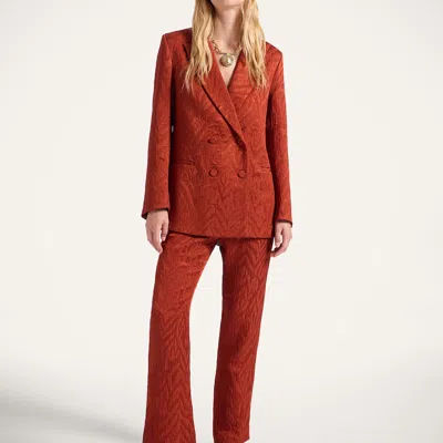 La Doublej Textured Double-breasted Jacket