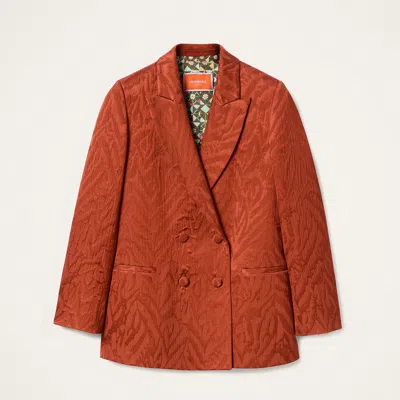 La Doublej Textured Double-breasted Jacket