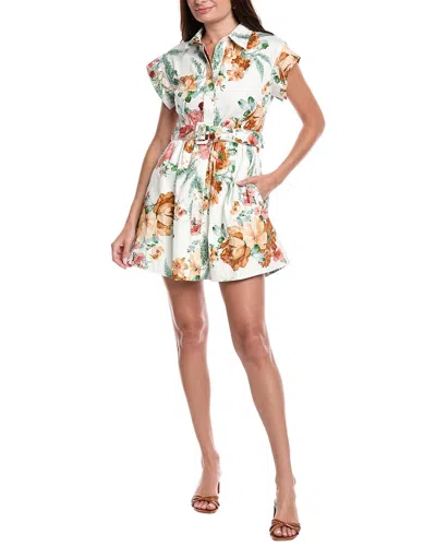 Fate Printed Shirtdress In Multi