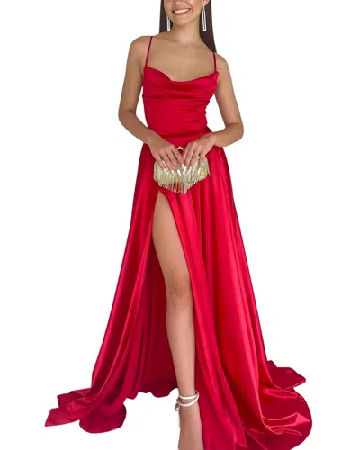 Vincent Maxi Dress In Red