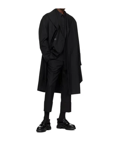 Wooyoungmi Black Cabra Trousers In Black