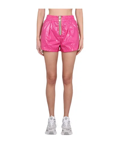 K-way Nylon Shorts In Pink