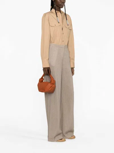 Wardrobe.nyc Oversize Shirt In Brown