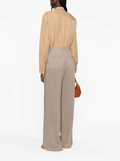 Wardrobe.nyc Oversize Shirt In Brown